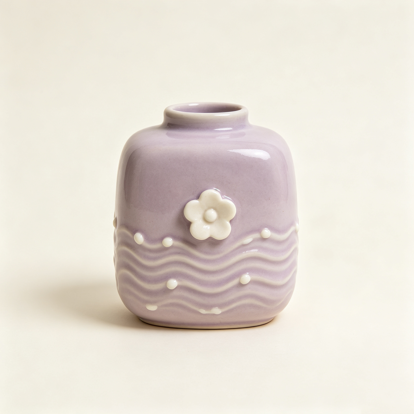 Lilac Ceramic Flower Vase